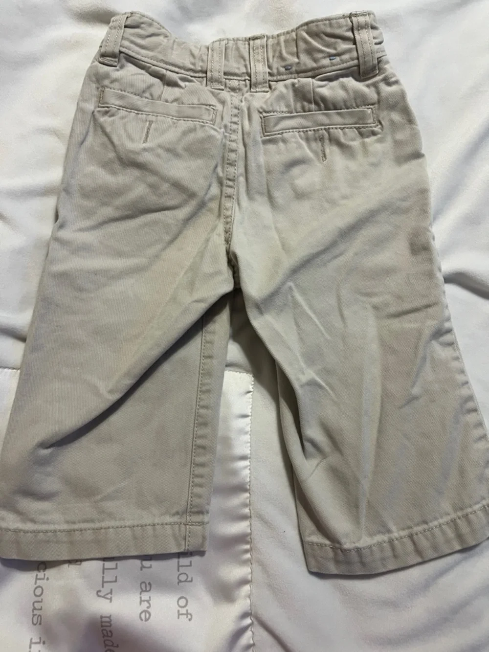 GAP Tan Straight-Leg Kids Chinos 12-18m